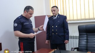 Քննչական կոմիտեի նախագահն աշխատանքային այցով եղել է Կոտայքի մարզային քննչական վարչությունում